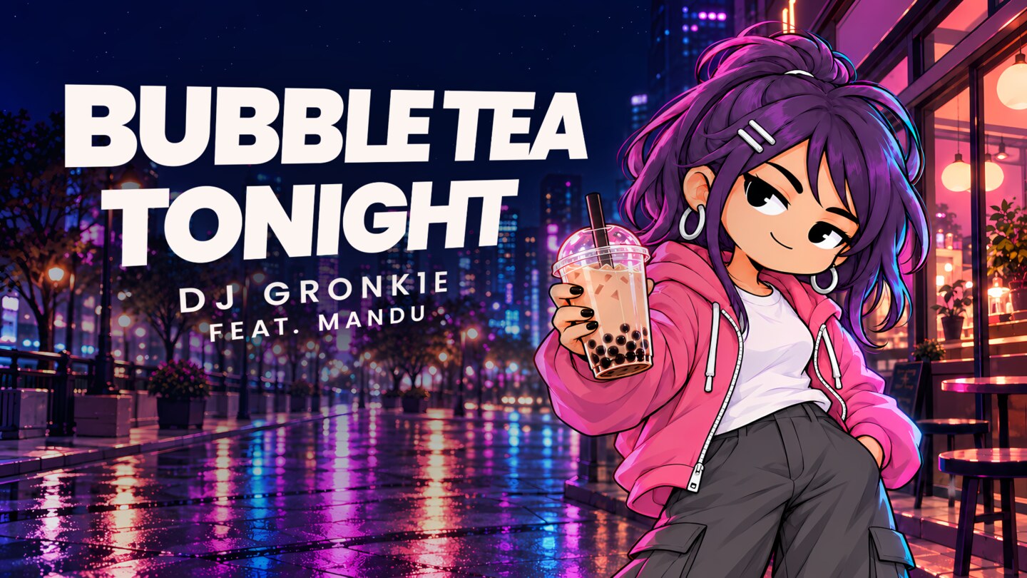 Bubble Tea Tonight lyric video thumbnail